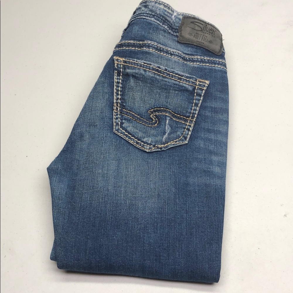 SILVER GIRLFRIEND STYLE SKINNY JEANS 25x29 ⭐️